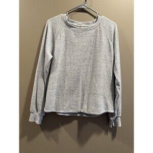 Calia by Carrie Underwood Light Gray Soft Pullover Sweatshirt M Long Sleeve